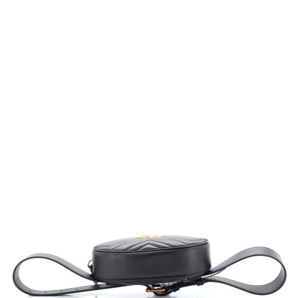 Gucci GG Marmont Belt Bag Matelasse Leather Black - Picture 4 of 6